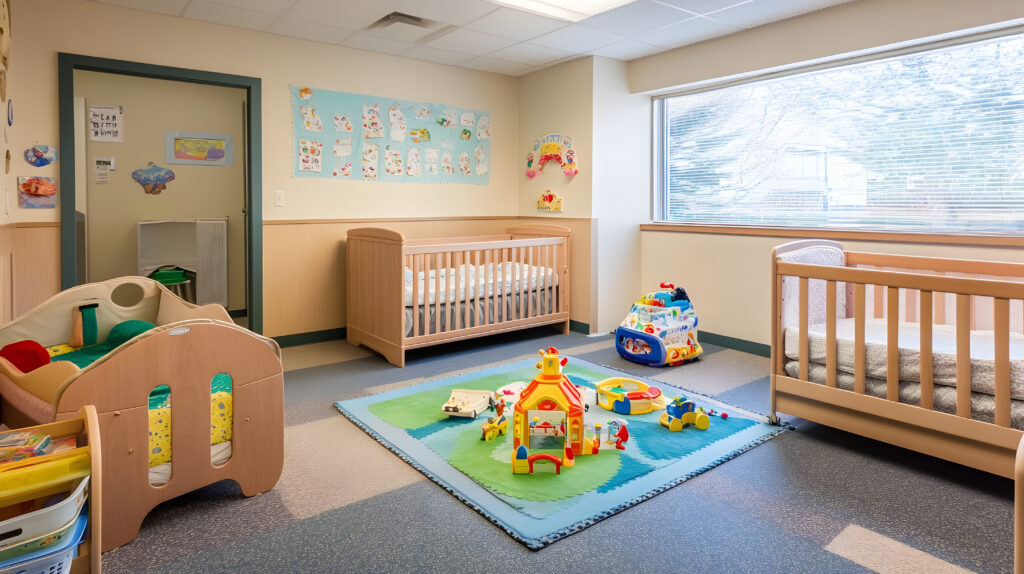 Image d'aménagement de crèche, garderie
