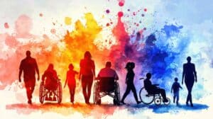 Image représentant un groupe de personnes pour imager l'accessibilité des ERP