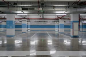 Photo d'un parking dans un ERP