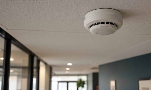 Dispositif de détection au plafond d’un espace commercial